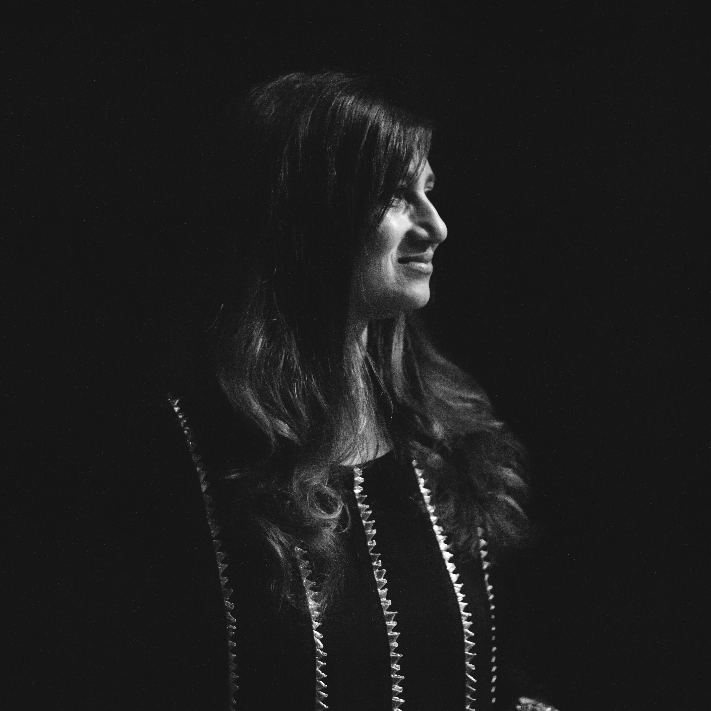 Ruchi Sanghi black and white portrait