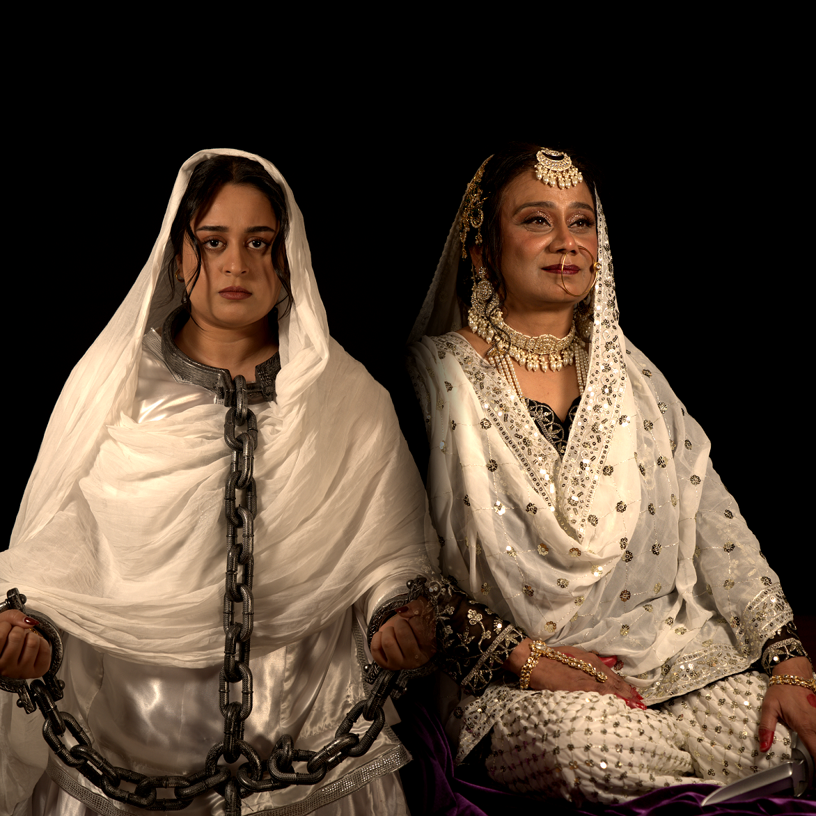 Anarkali the Musical Bahaar looks in mirror with mother Rukhsana